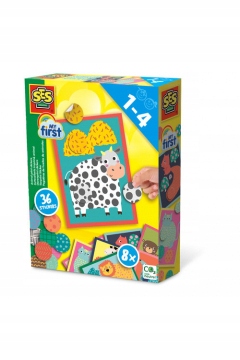 Moje pierwsze wyklejanki ze zwierzętami My first SES Creative