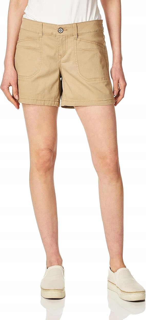 Unionbay Béžové Krátké Bavlněné Kraťasy S Nízkým Pasem, Velikost XL 6FA