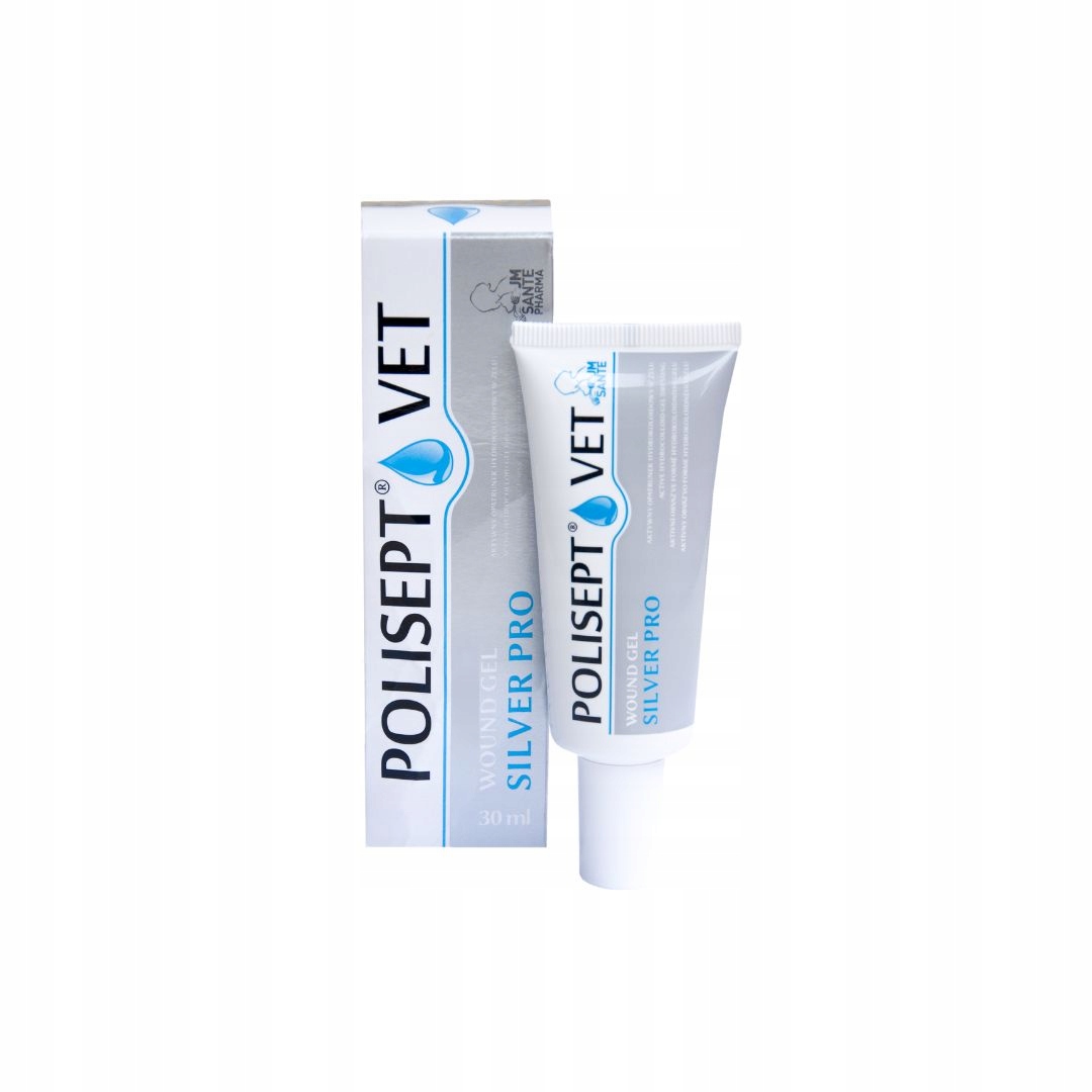 Levně Jm Sante Polisept Vet Wound Gel Silver Pro-gelový obvaz pro psy a kočky