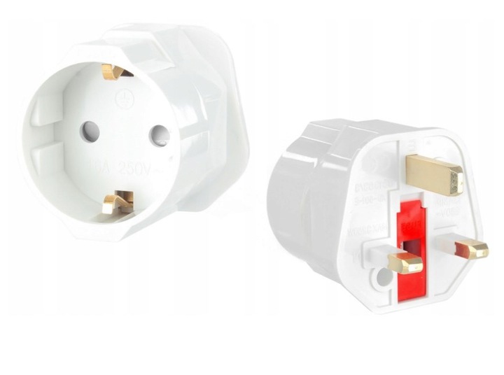 

Adapter Wtyczek Polska Eu Do Anglia Uk Bezpiecznik