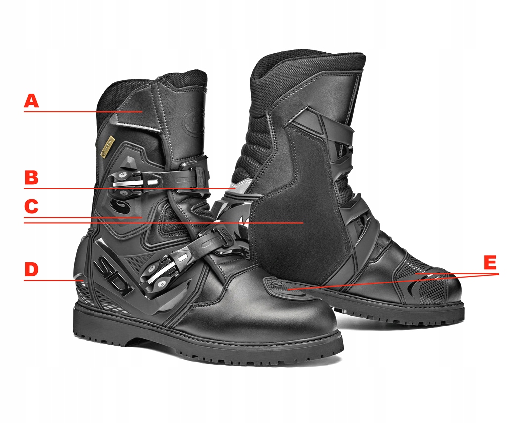 BUTY MOTOCYKLOWE SIDI MID ADVENTURE 2 GORE-TEX 46 Typ Turystyczne / Adventure