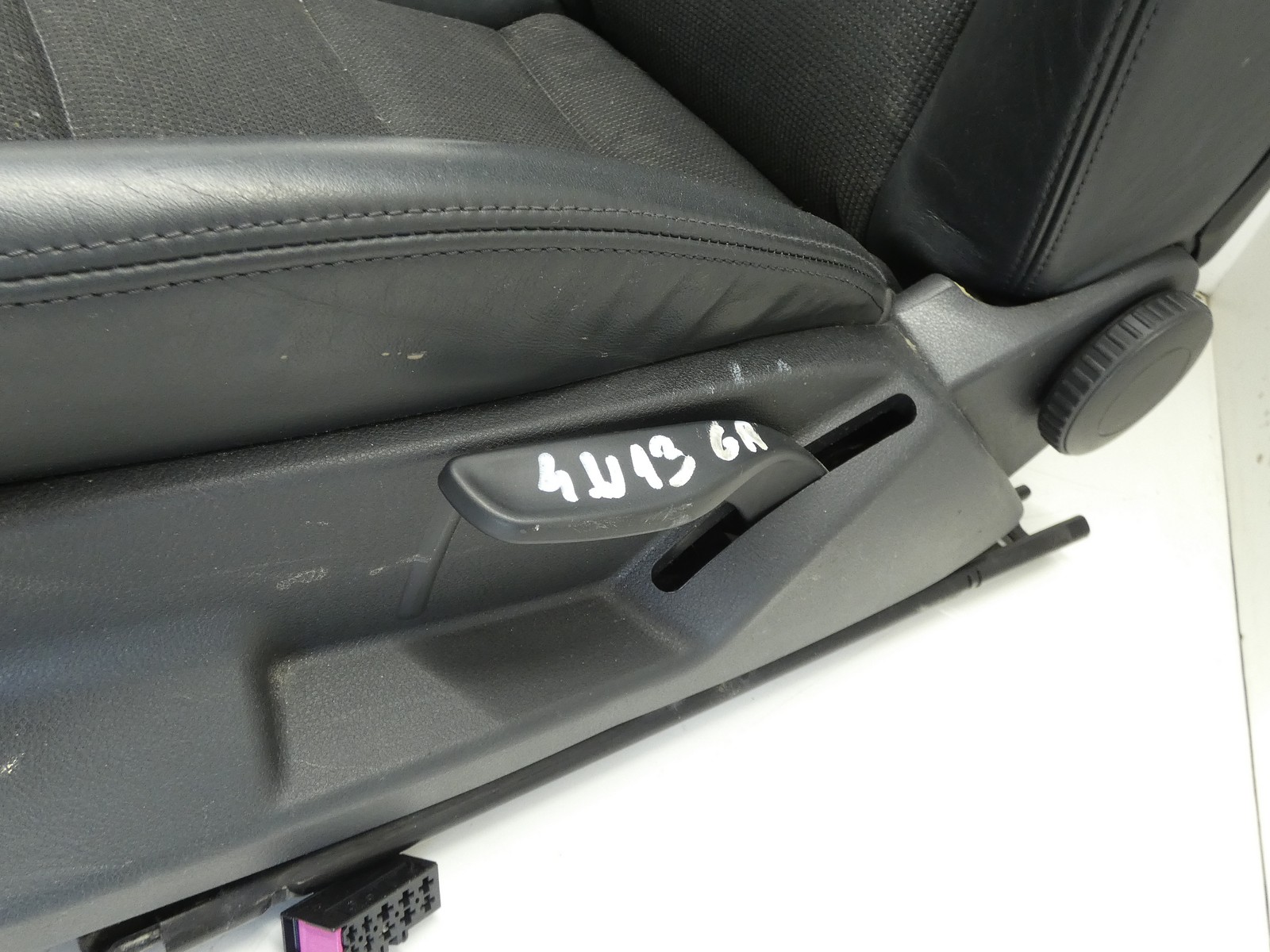 KPL Sitze Sitze AUDI A3 8P 3D 3-Tür S-LINE Halbleder 04-12R GRZANE