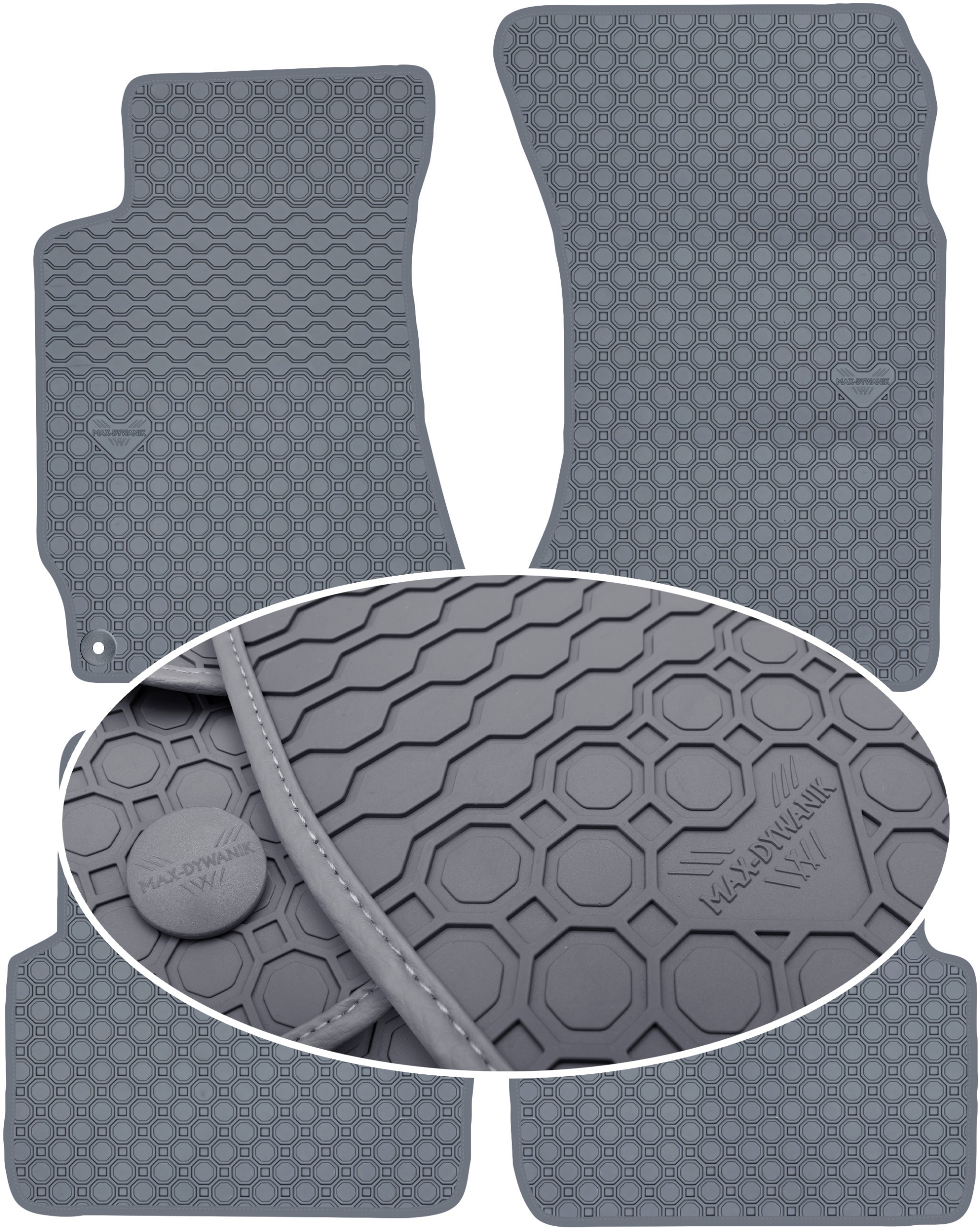 Subaru Forester II 2002-2008 Koberce Šedé