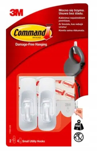 

Command 3M Haczyki Małe 2 Szt 0,45 kg 17002