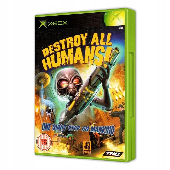 Gra DESTROY ALL HUMANS Microsoft Xbox Classic aliens destroy all humans