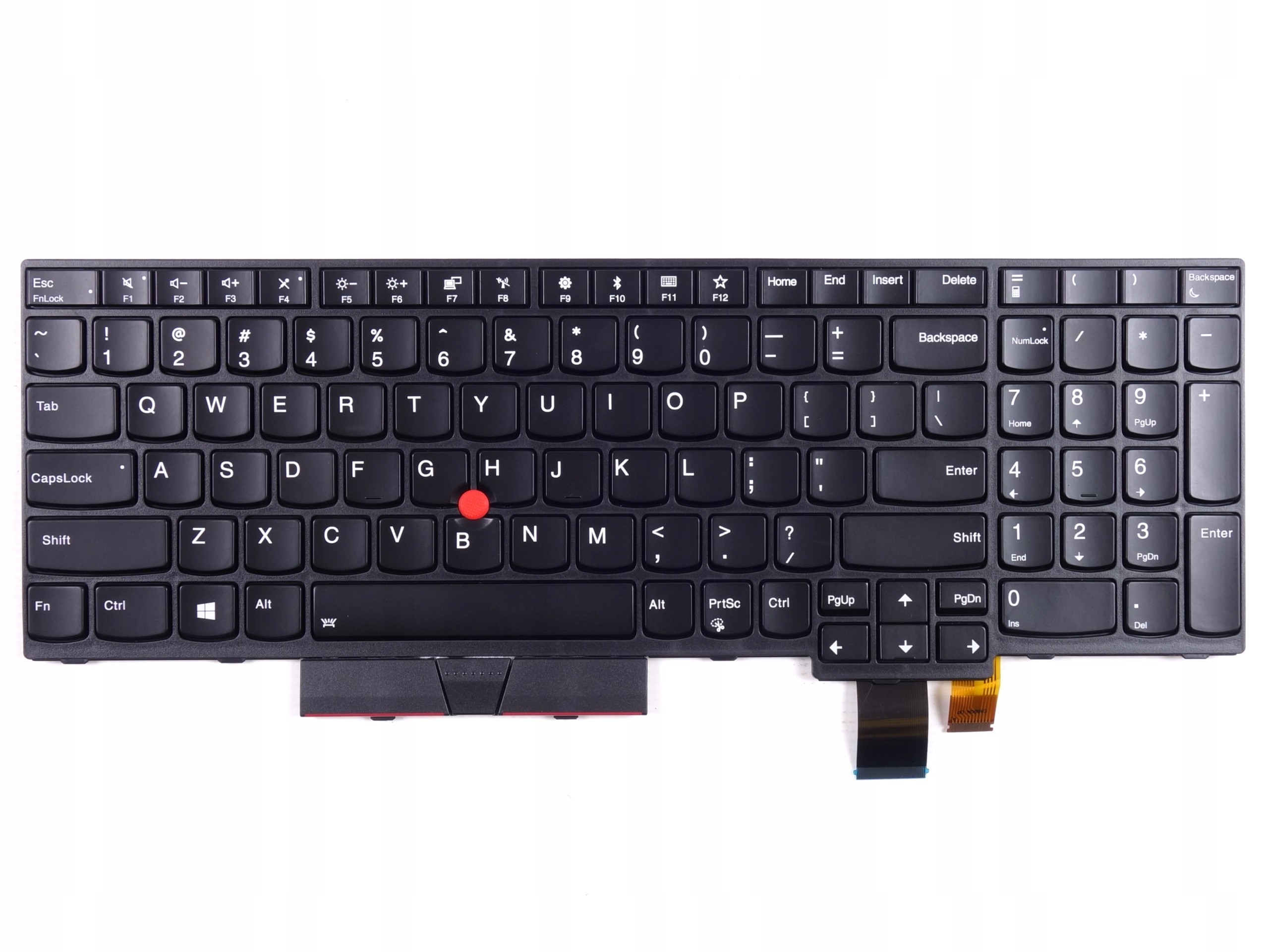 Klávesnice pro notebook Lenovo ThinkPad T570 T580 Led podsvícení Černá