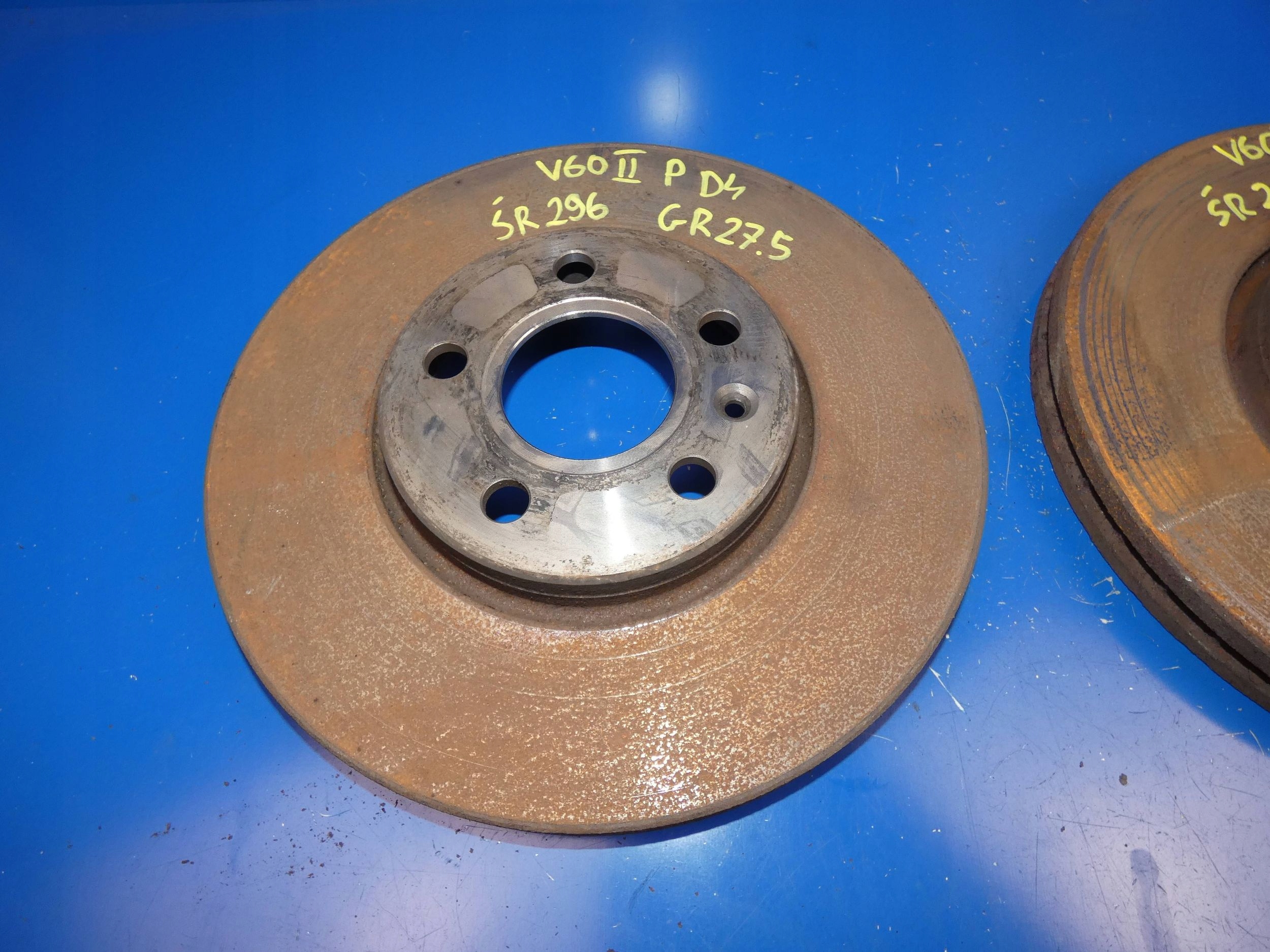 VOLVO V60 II S60 III 18- discs brake front front KOMPLET SR.:296mm