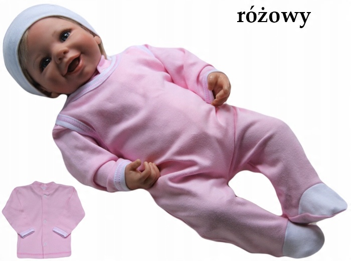 

Śpiochy śpioszki + kaftanik 56 bawełniany