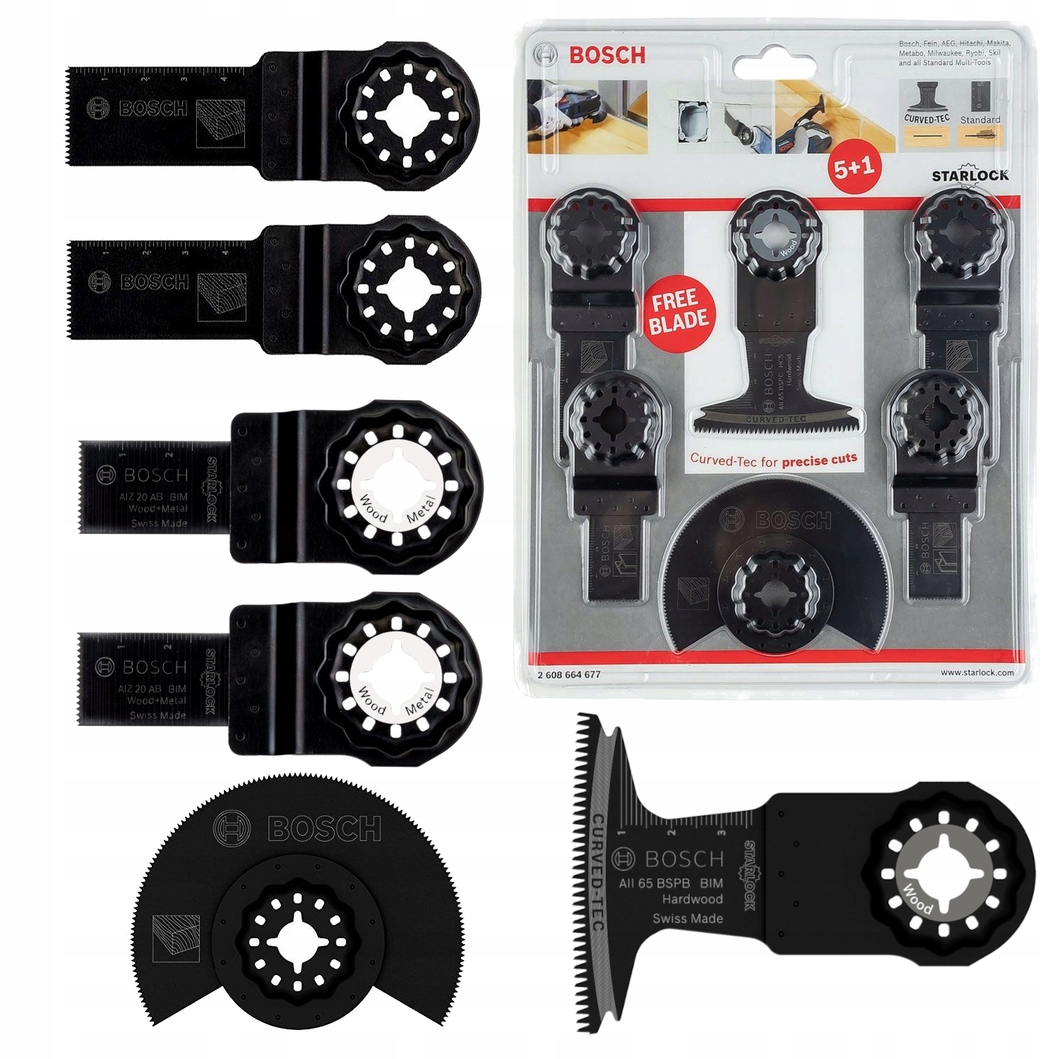 

Zestaw brzeszczotów Starlock 6szt Bosch 2608664677