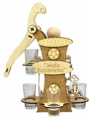 

Karafka 0,5l z Kieliszkami Pompa Woda Rozmowna