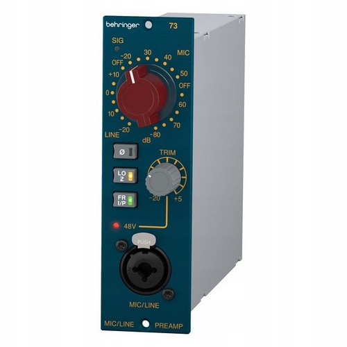 Behringer 73 1-kanálový mikrofonní předzesilovač ve formátu 500