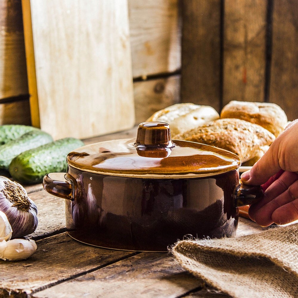 KAMIONKOWY POJEMNIK na ŻYWNOŚĆ na SMALEC 0,9 L K3 Pojemność 1 l