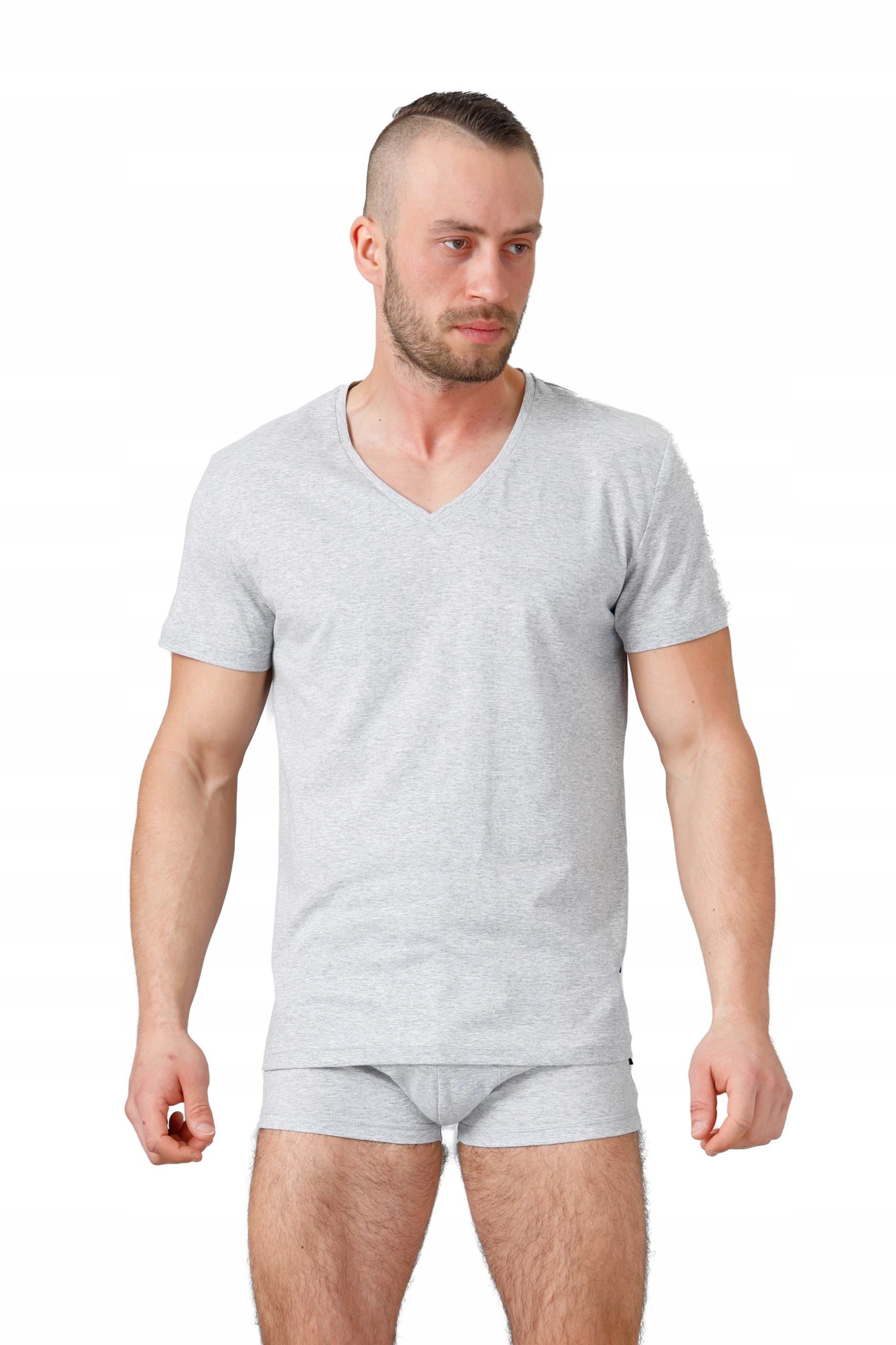 

Podkoszulek męski serek Hotberg szary 3XL