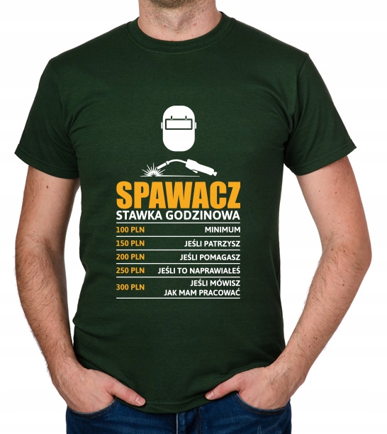 

koszulka Spawacz stawka godzinowa prezent