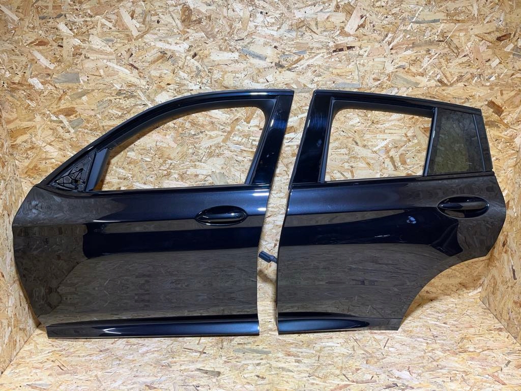 KOMPLETNE DRZWI LEWE PRZÓD + TYŁ TYLNE LEWE BMW X4 G02 475 24r ORYGINAŁ