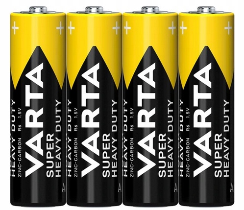 

4x Bateria Varta Superlife Heavy Duty Aa R6 Tray