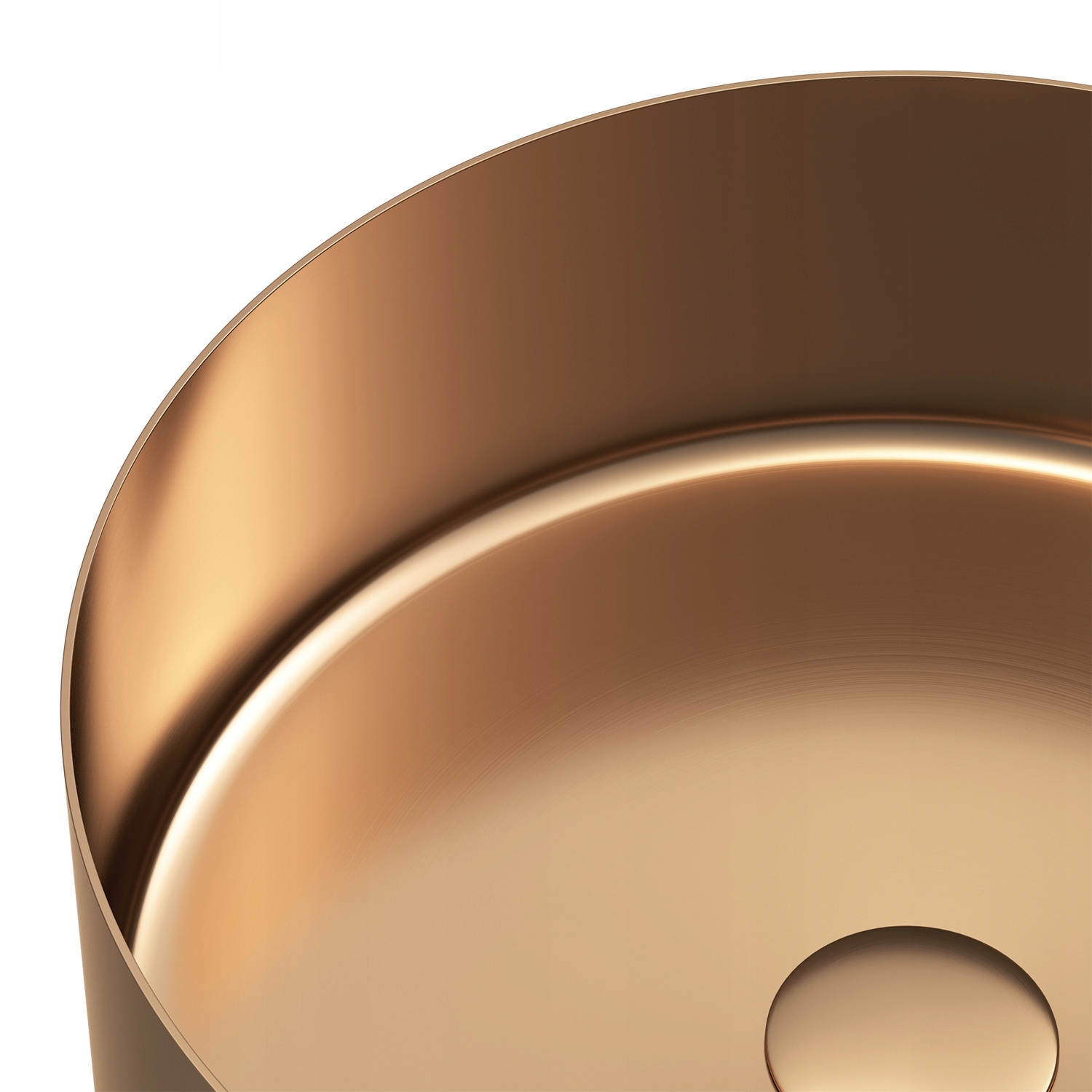 Umývadlo Rose Gold 37 cm s Pvd povlakom a Klik-Klakom Melanstar