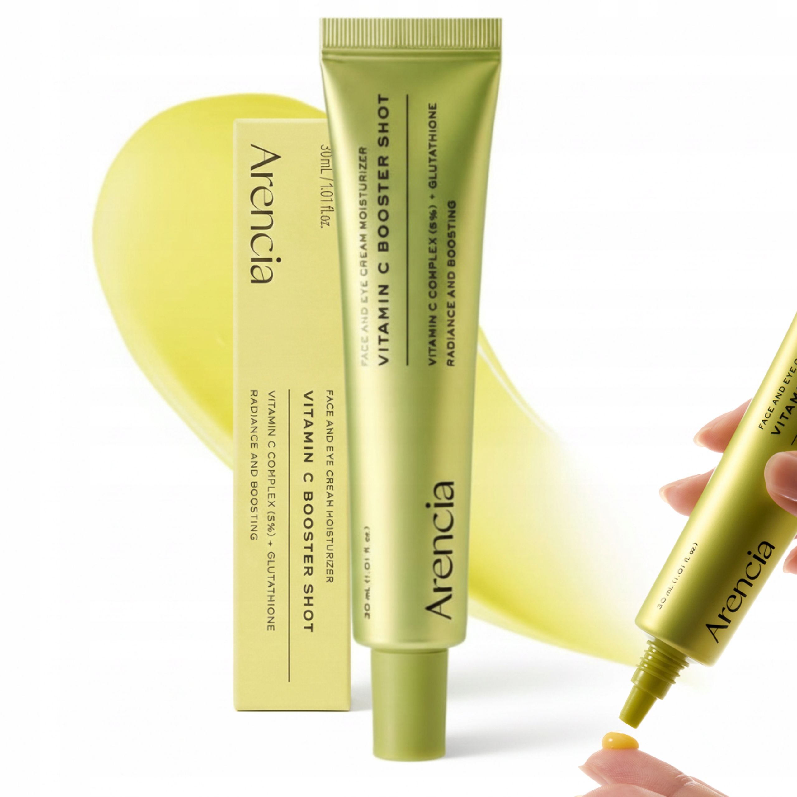 Krem do twarzy Rozjaśnia Ujędrnia na przebarwienia Arencia Vitamin C 30ml