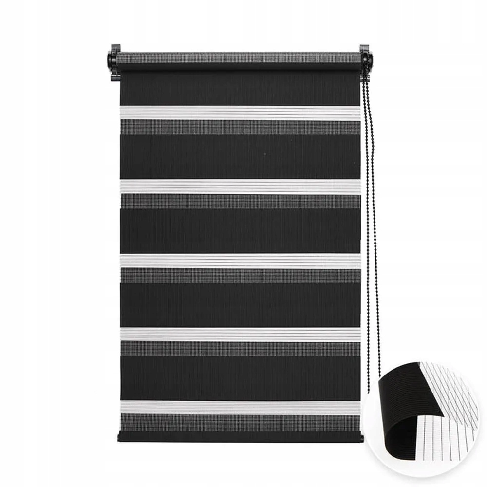 

Roleta Dzień I Noc 65x150 Czarny Koniec Serii