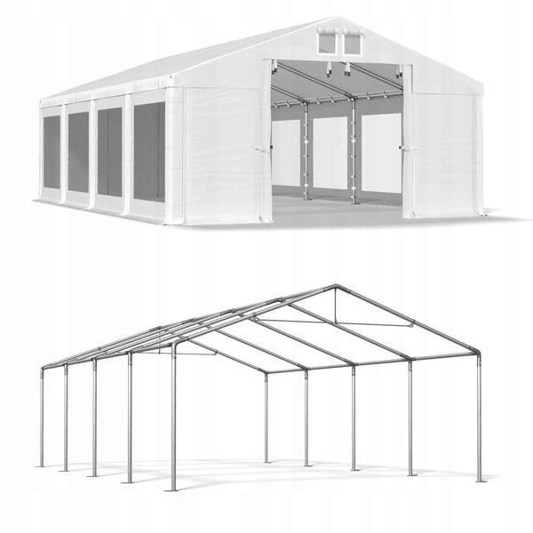 Namiot Garażowy 6x8m Stal Das 560 S
