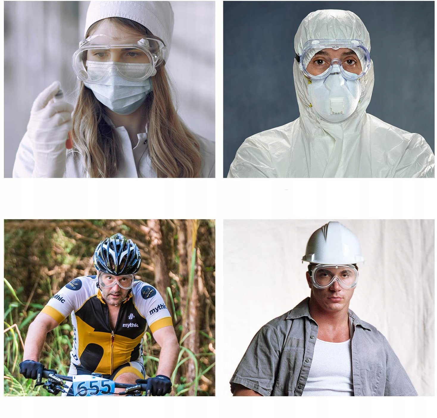 GOGLE OKULARY OCHRONNE BHP ROBOCZE WENTYLACJA Typ przeciwodpryskowe