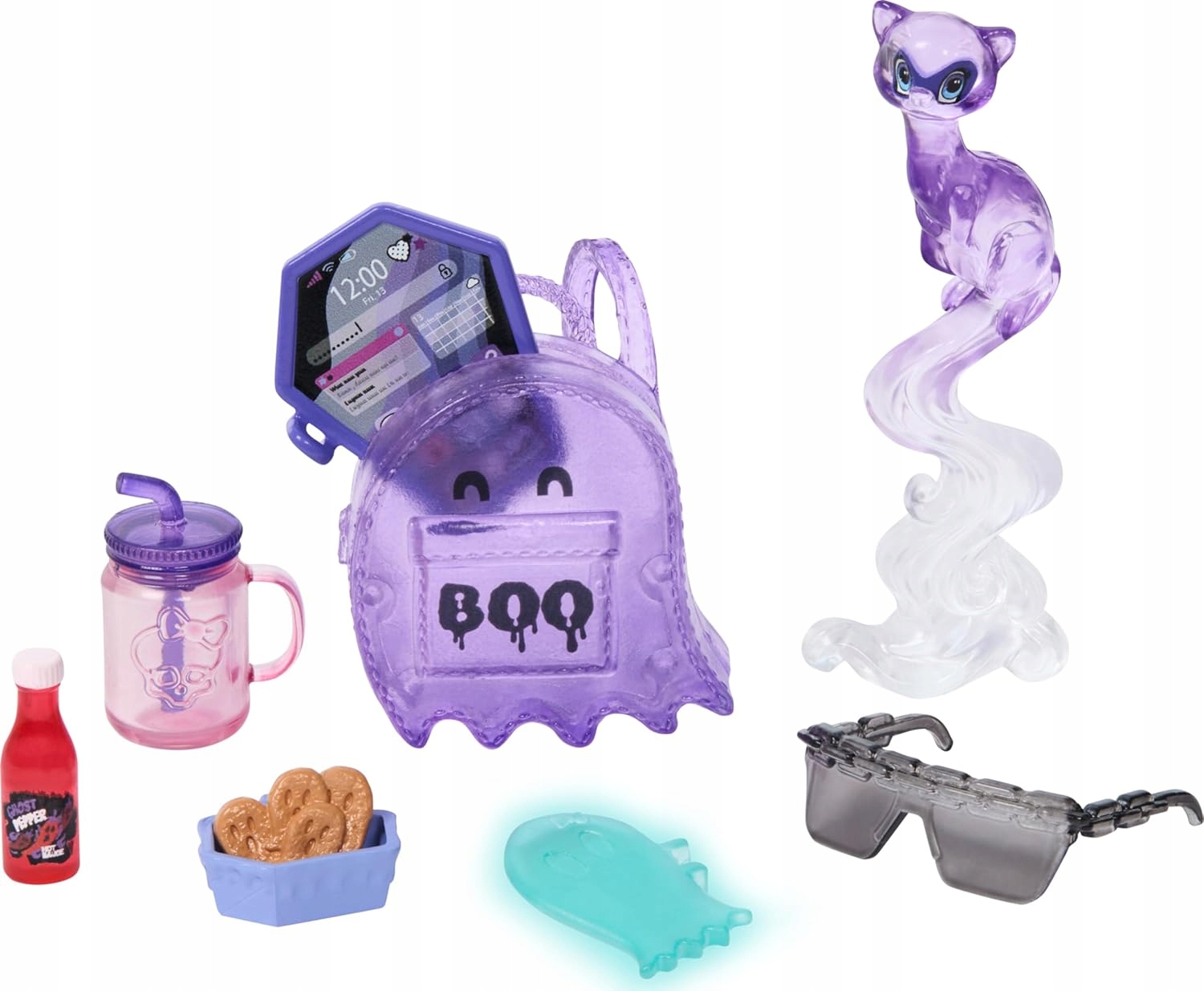 LALKA MONSTER HIGH Spectra Vondergeist + zwierzątko fretka Rhuen Wiek dziecka 4 lata +