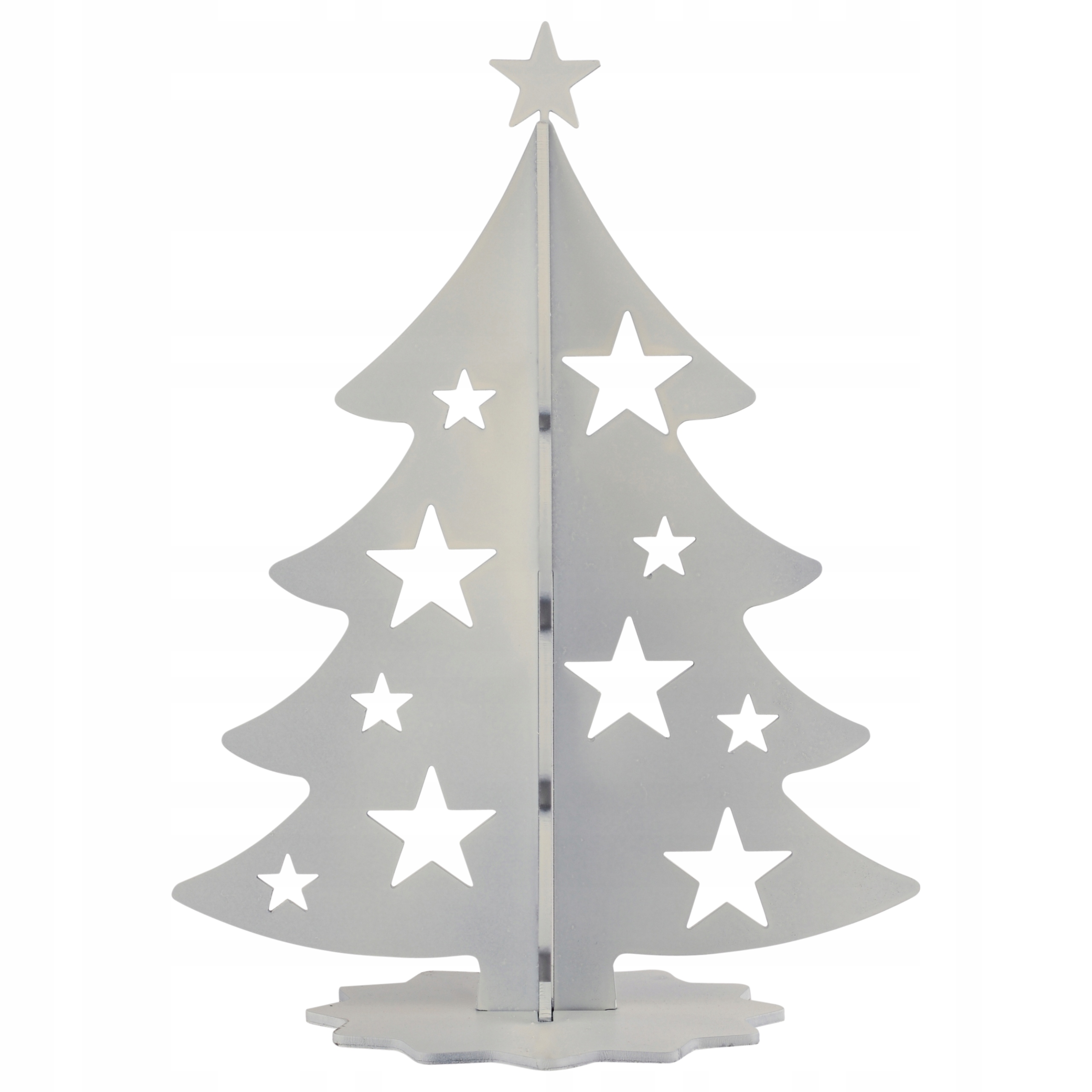 CHOINKA metalowa 3D DEKORACJA OZDOBA ŚWIĄTECZNA LOFT biała Rodzaj figurka