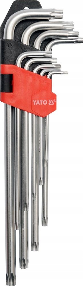 

Yato YT-0512 Klucze torx 9cz. t10 t50 dlugie cr-