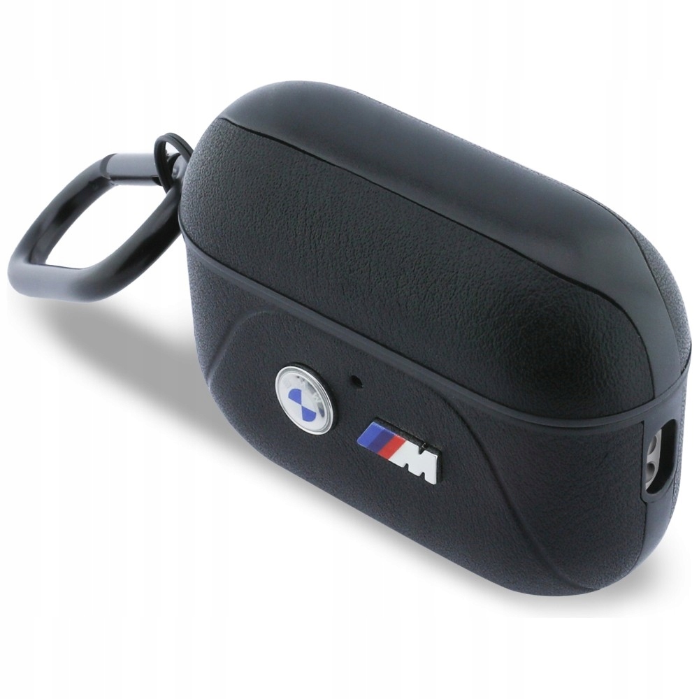 Etui do AirPods Pro 3, Bmw Curved Line, Skórzana Obudowa, Metalowe Logo