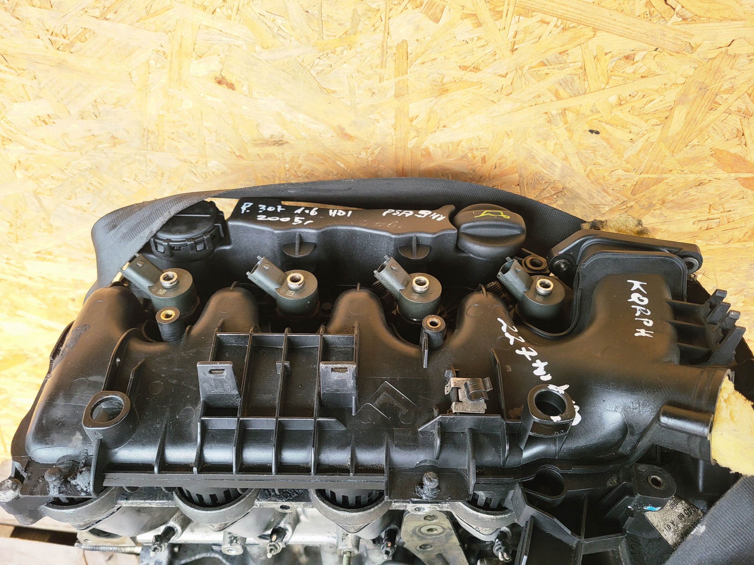 engine PEUGEOT 307 1.6 HDI PSA9HY 227tys. 2005r.