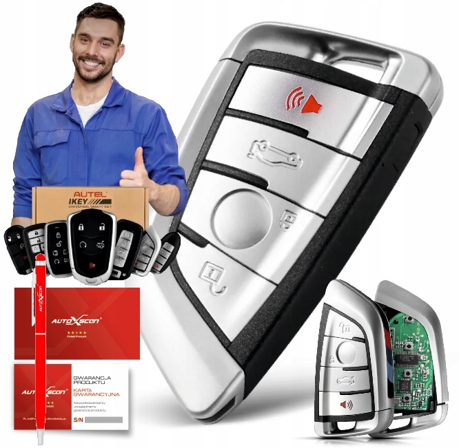 Klíčový Klíč Bmw Pilot Fem EWS5/CAS4/4+ 868MHz IKEYBW004AL od Autel