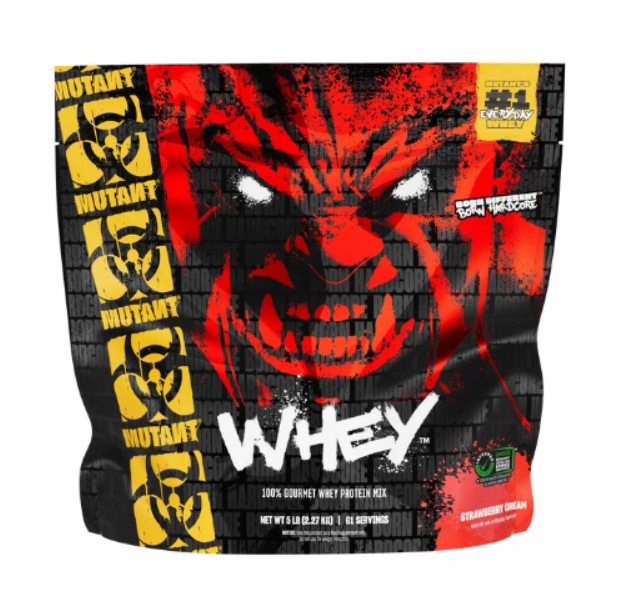 Mutant Whey Protein Strawberry Cream Prášek 2270 g
