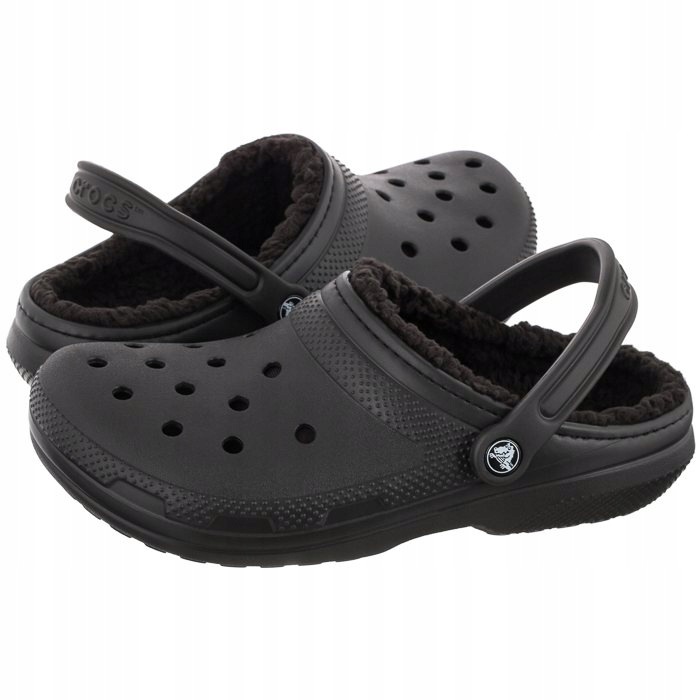 Boty Nazouváky s zateplením Crocs Classic Lined Clog 203591 Černé