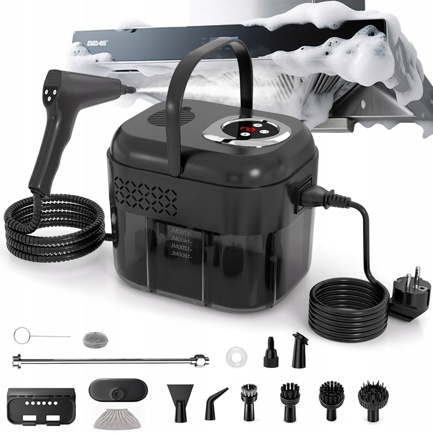 Parní Čistič Napařovač Vysavač Parní Mop 2500 W Čisticí Sada