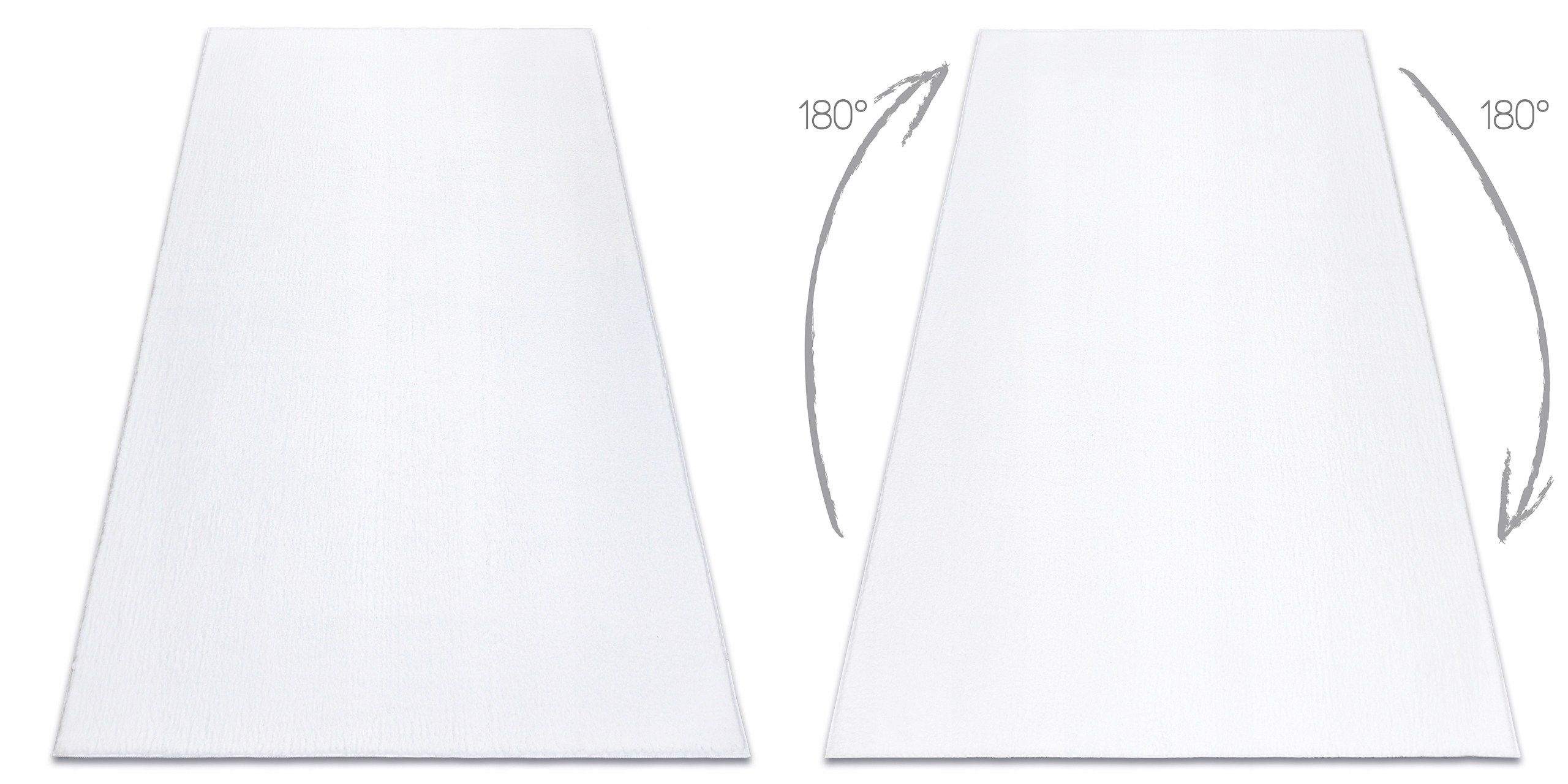 MIĘKKI DYWAN SHAGGY DO SALONU SYPIALNI DO PRANIA 120x170 GŁADKI biały #P024 EAN (GTIN) 5906580000377