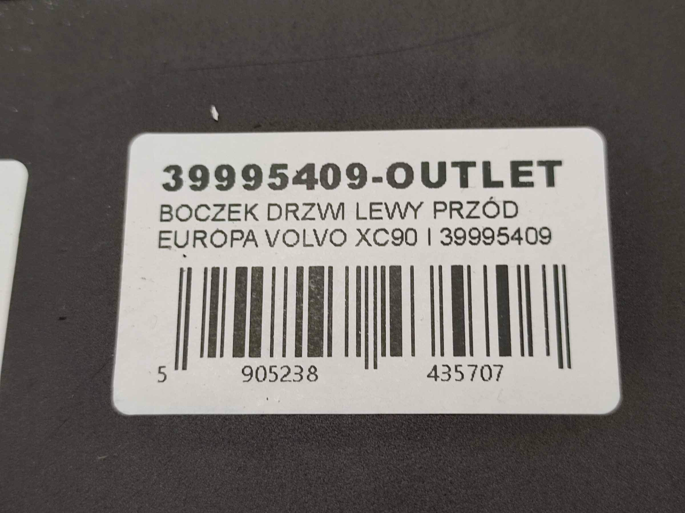 side door left front EUROPA VOLVO XC90 and 2002-... - 39995409