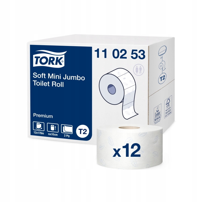 

Tork 110253 Papier toaletowy mini jumbo rola, soft