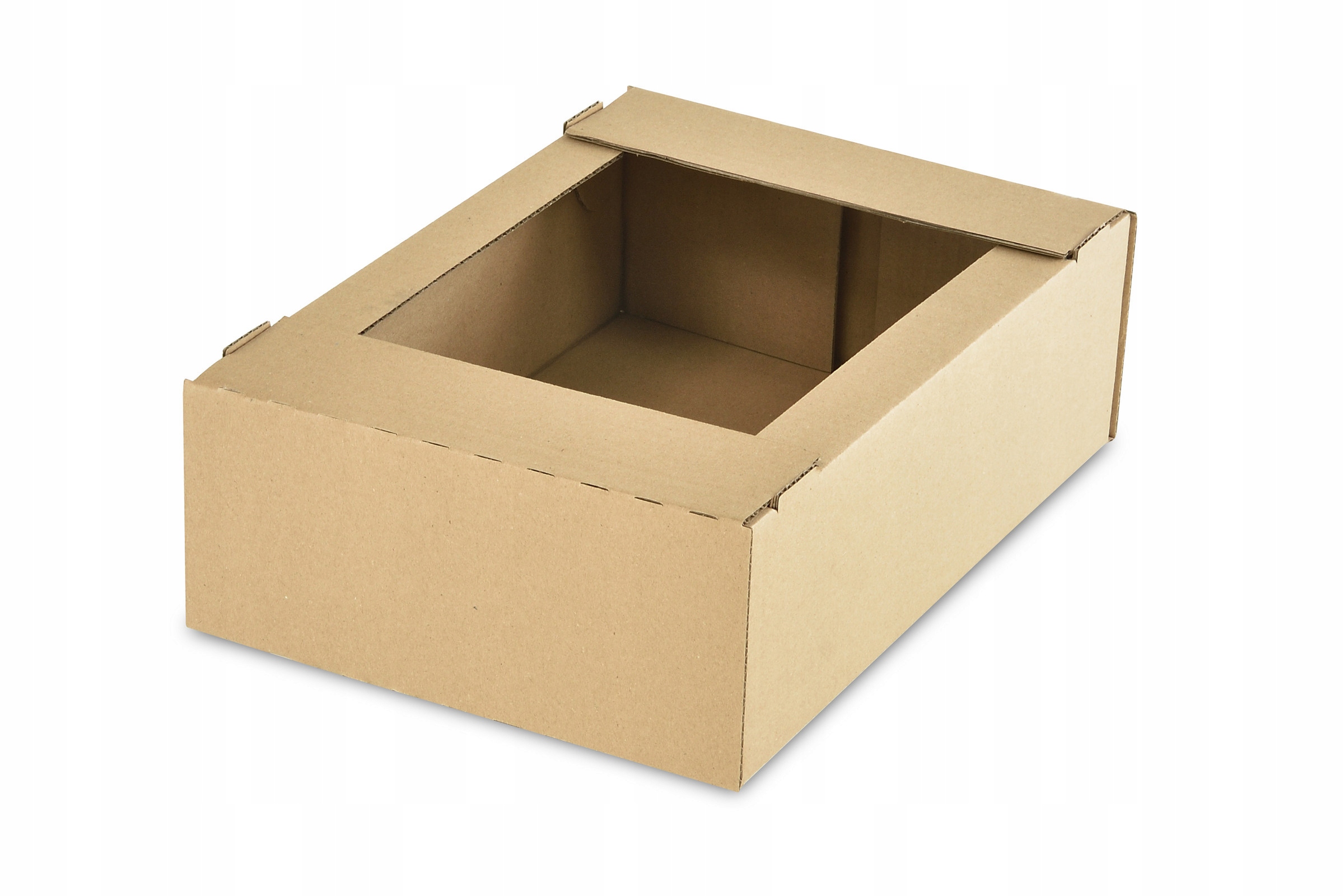 

Opakowanie cukiernicze 320x220x100 brąz -25 sztuk