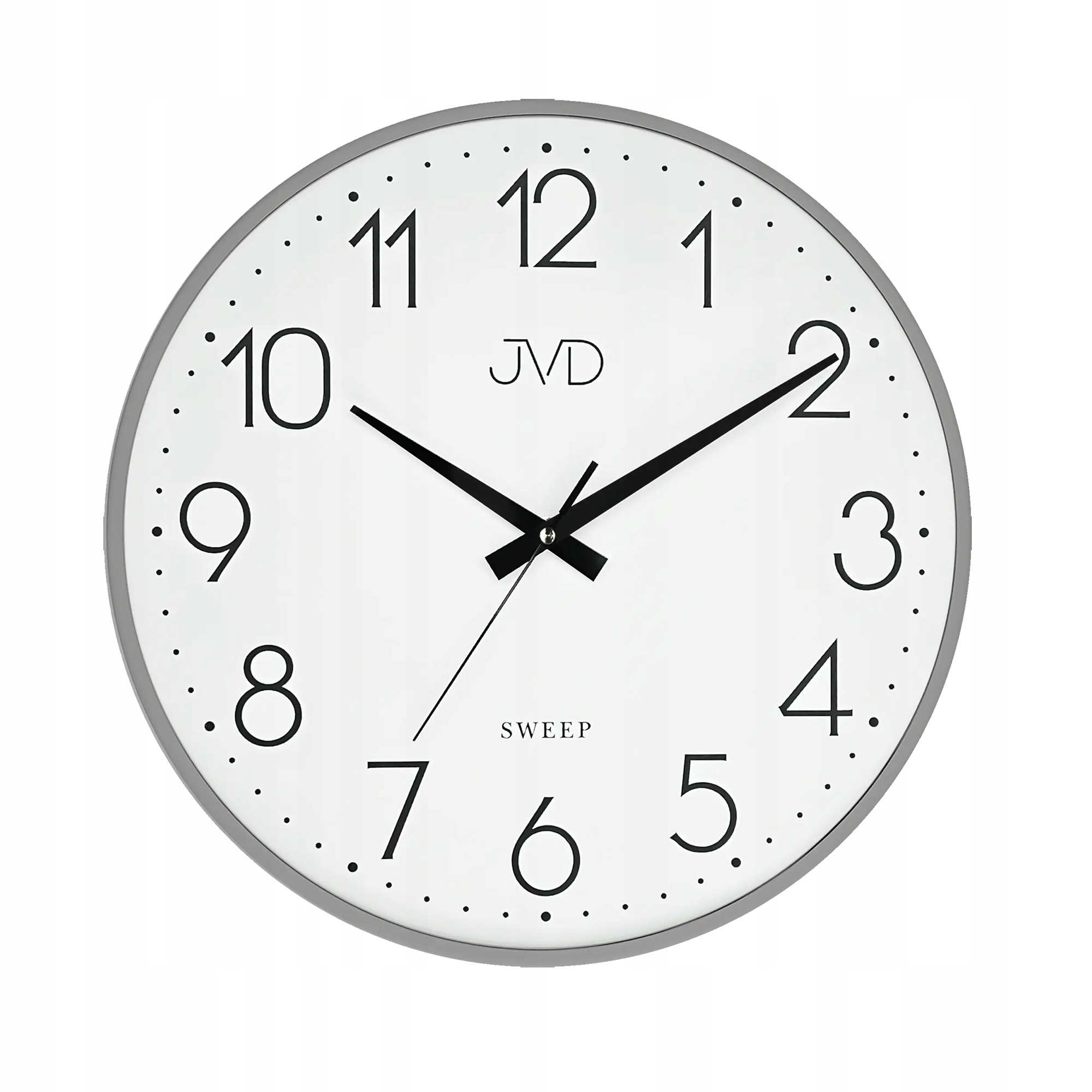 Nástěnné hodiny Jvd šedé 40 cm