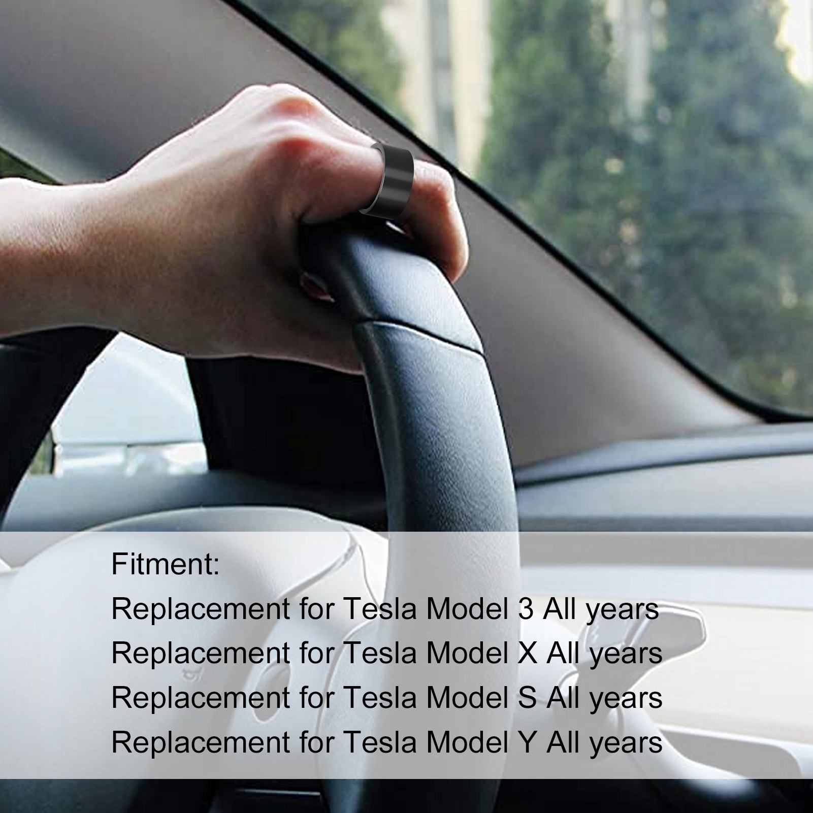 Inteligentny breloczek na palec błyszczący czarny EAN (GTIN) 6900142868435