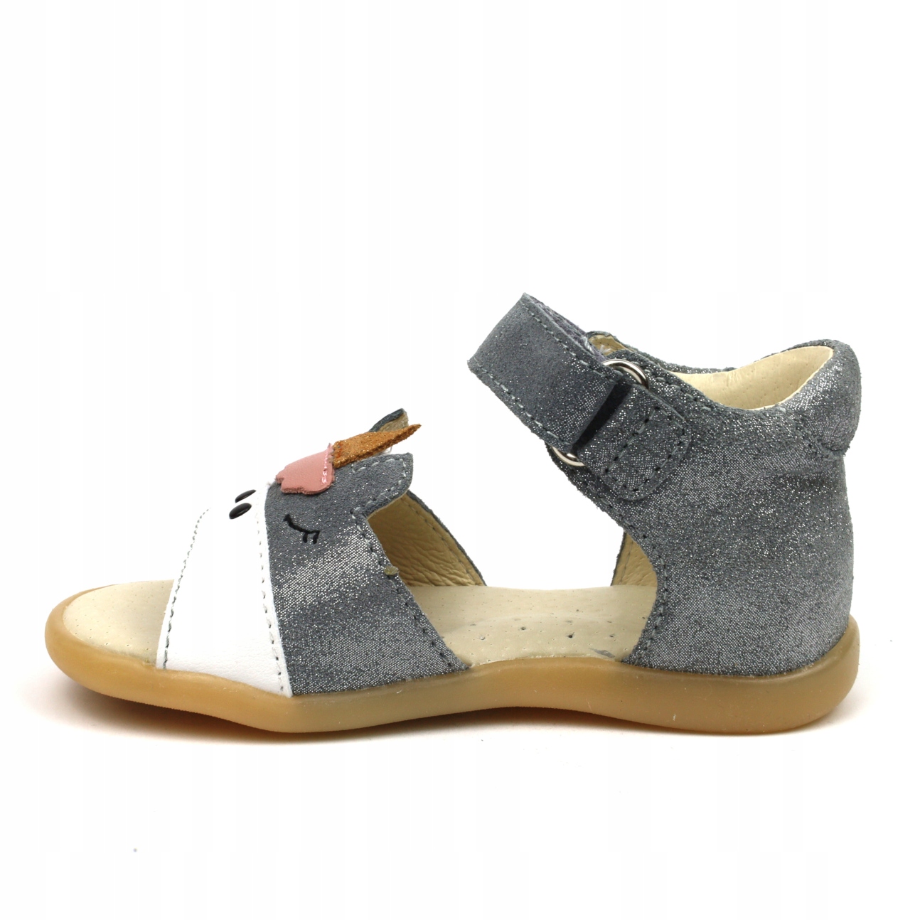 Mido sandały 21-27 Szary Satyna r. 21 Kod producenta 21-27