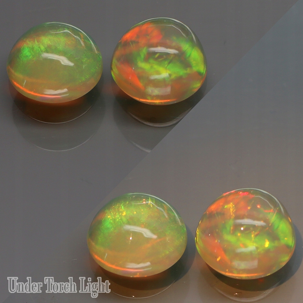 Opál Přírodní pár na Náušnice 1,65 ct fi 7 mm GOP2291