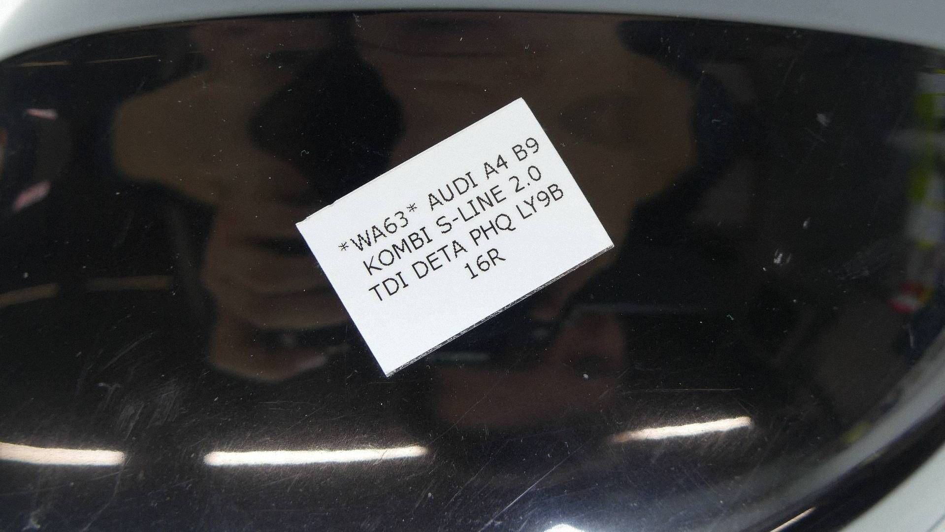 mirror left 8PIN AUDI A4 B9 8W KOMBI LY9B ANGLIK