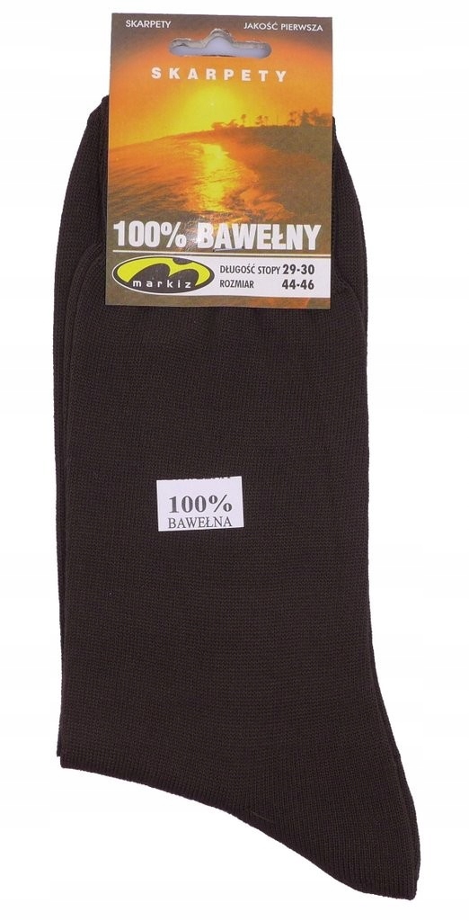 

Skarpety Męskie 100% Bawełna Markiz brązowy 41/43