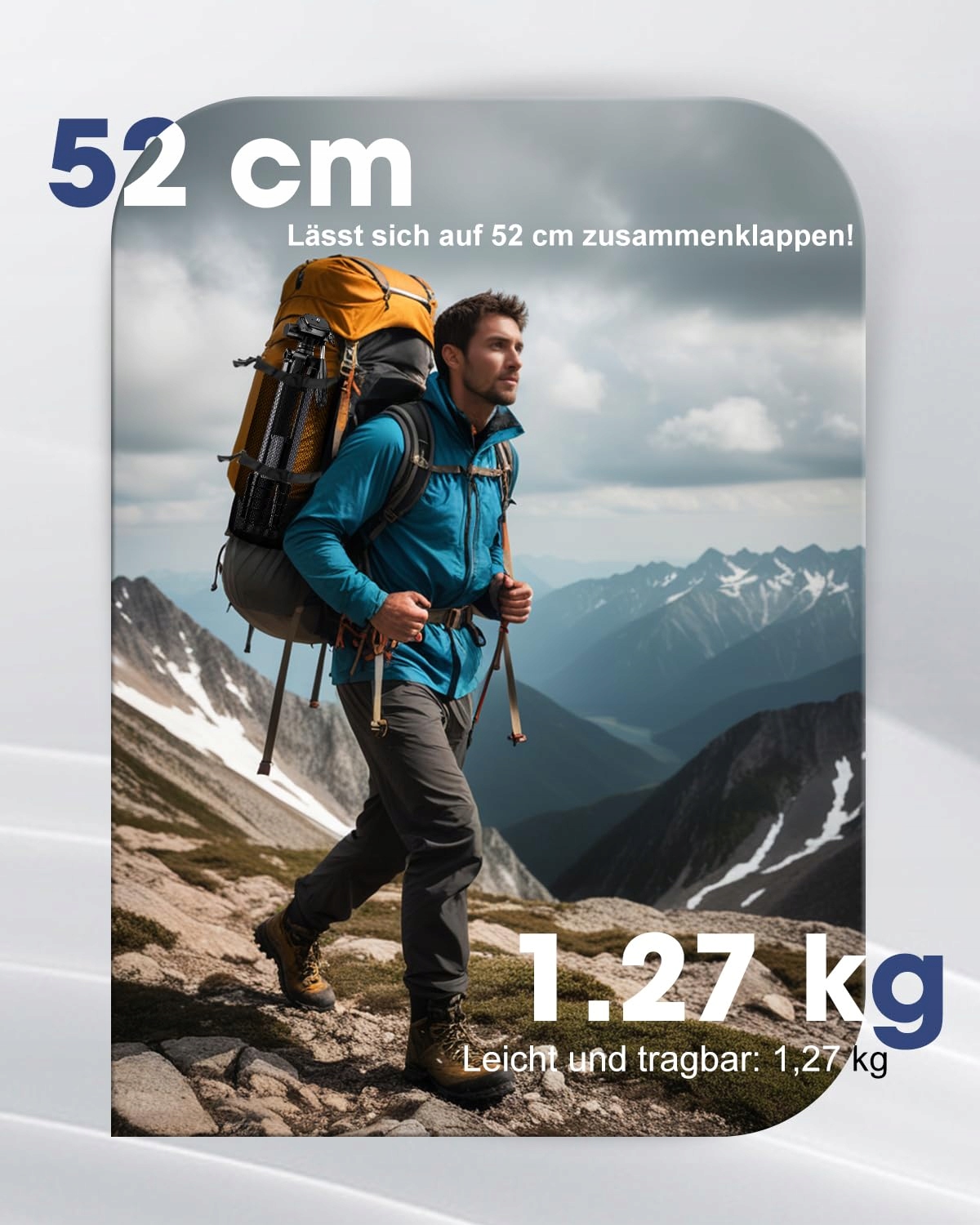 POLAM-FOTO Statyw Aluminiowy 188cm Do Aparatów Lustrzanek i Telefonów — miniatura 4