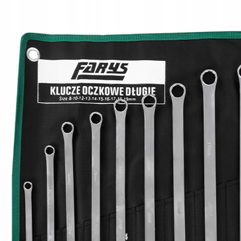 Očkové klíče pro napínáky s ráčnou 8-19 mm 10el CrV FR1984