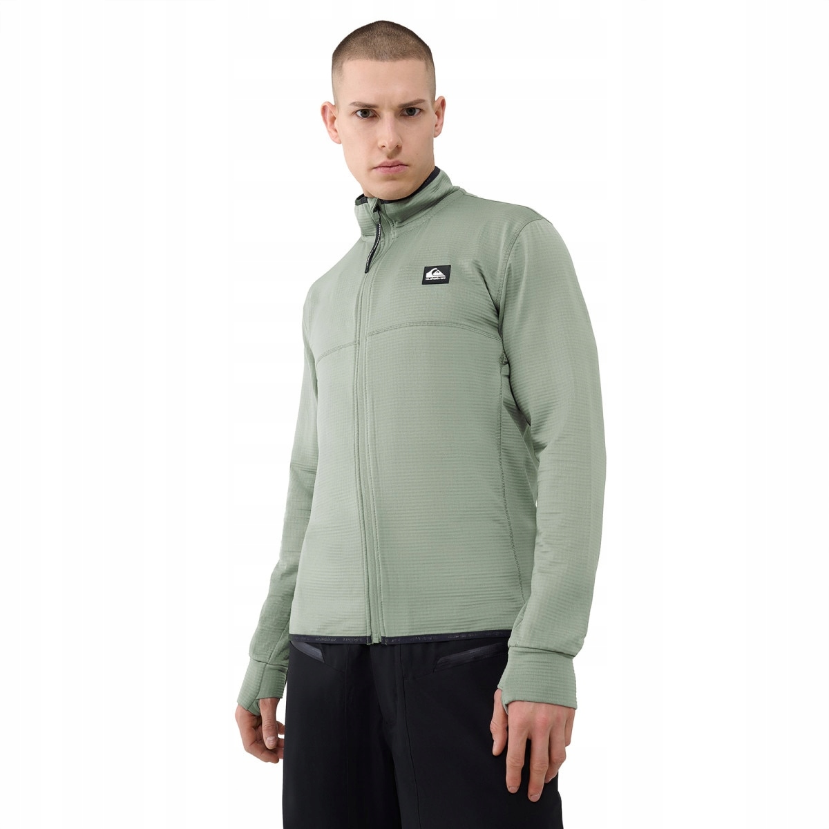 Męski polar nierozpinany bez kaptura Quicksilver Step Point Zip Up Fleece