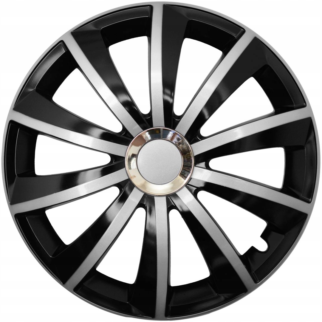 

Kołpaki 15 Gral chrom czarno srebrne