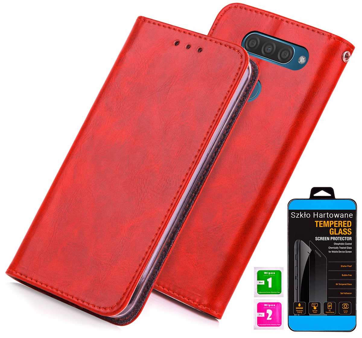 

Etui Portfel Blue Moon Do Lg Q60 Szkło