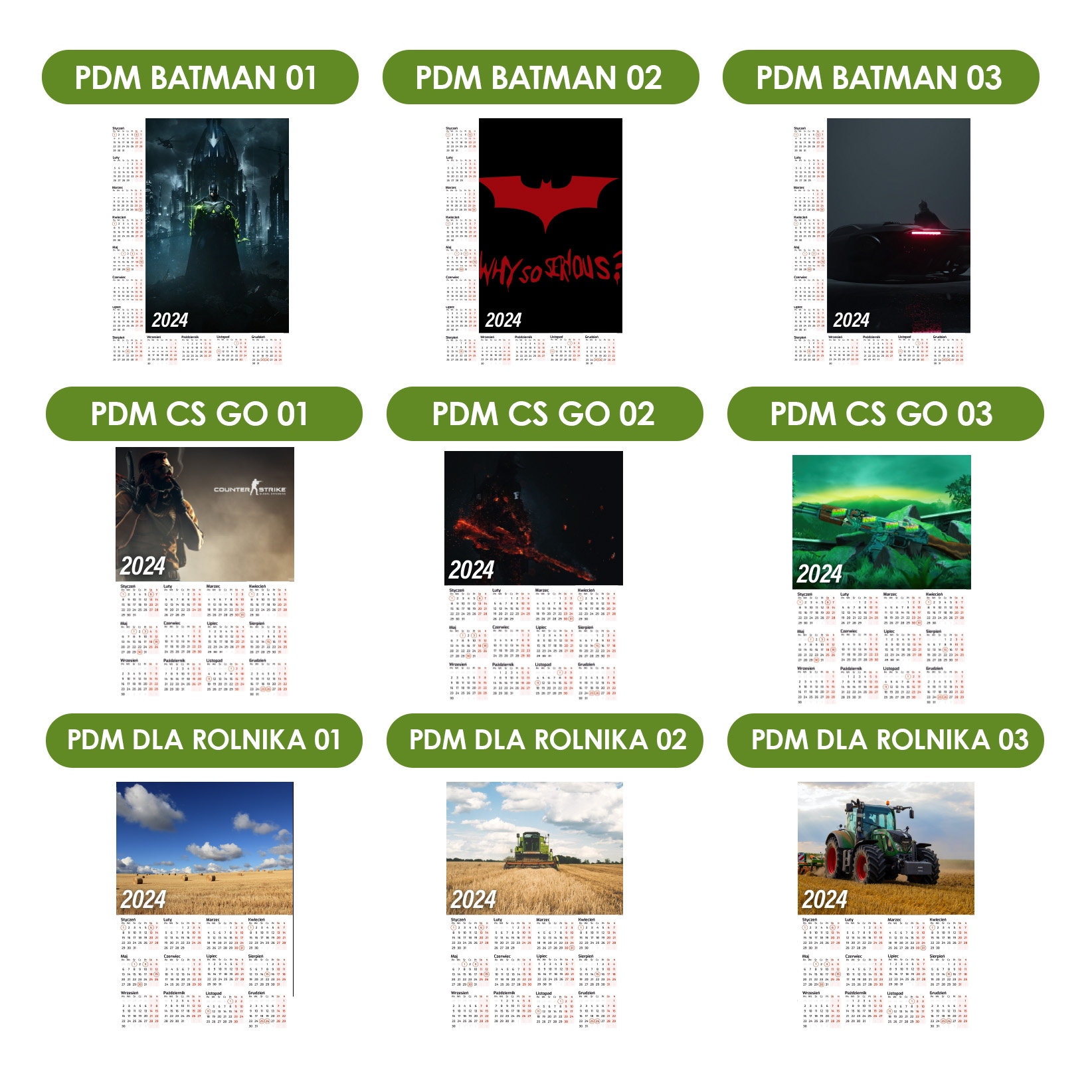 KALENDARZ PLAKATOWY A3 PDM NAGIE PANIE 05 2024 Producent Prodej